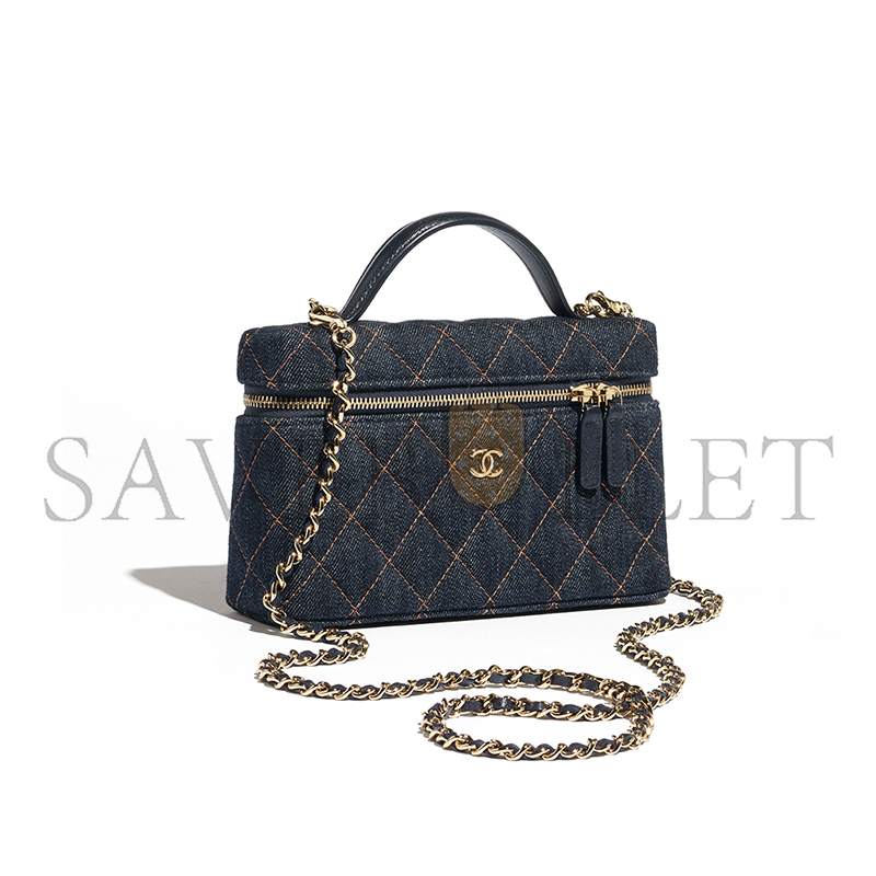 CHANEL CLASSIC VANITY WITH CHAIN AP4385 (19.5*17*5cm)